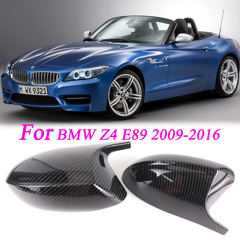 Carbon Fiber M-Style Mirror Cap Covers for BMW Z4 E89 (2009–2016) — Pair