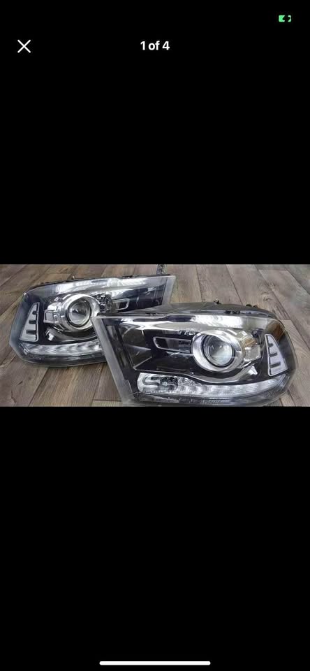 Ram headlights LED Clear sidemarker