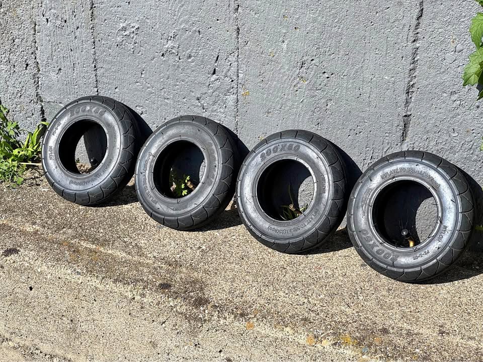 200x50 Set of Esk8 Electric Skateboard tires.