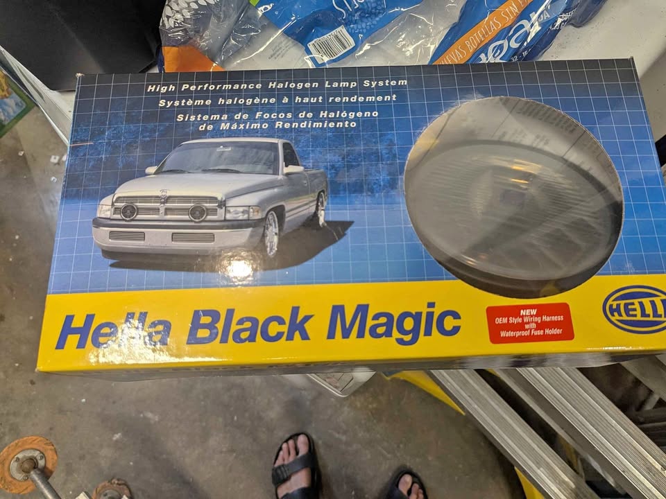 Hella black magic driving lights