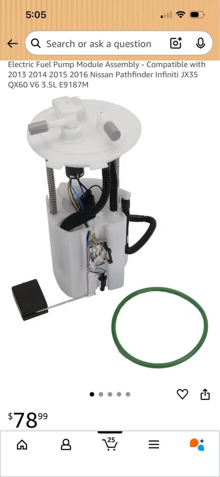 Electric Fuel Pump (Nissan and Infiniti)