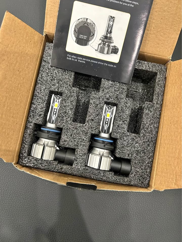 9006 LED White Fog Headlights
