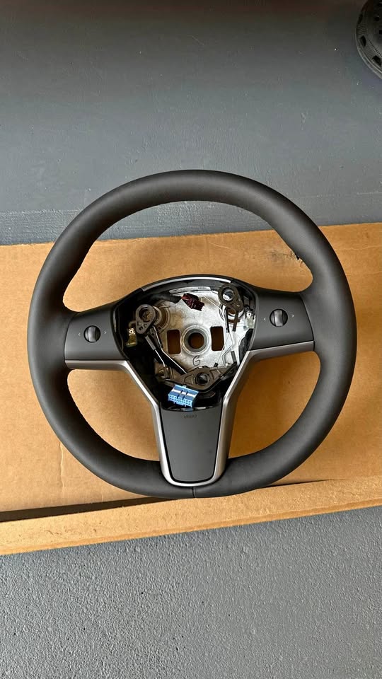 Tesla steering wheel