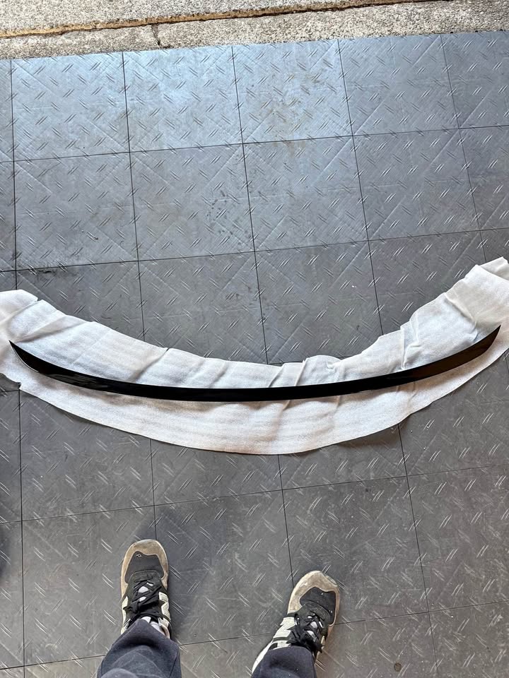 BMW low profile rear spoiler