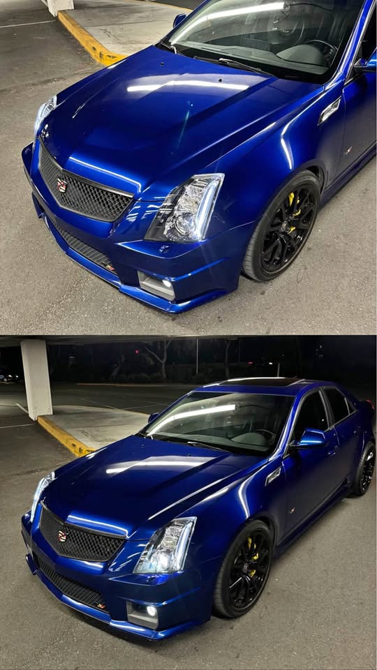Cadillac ctsv custom headlights.