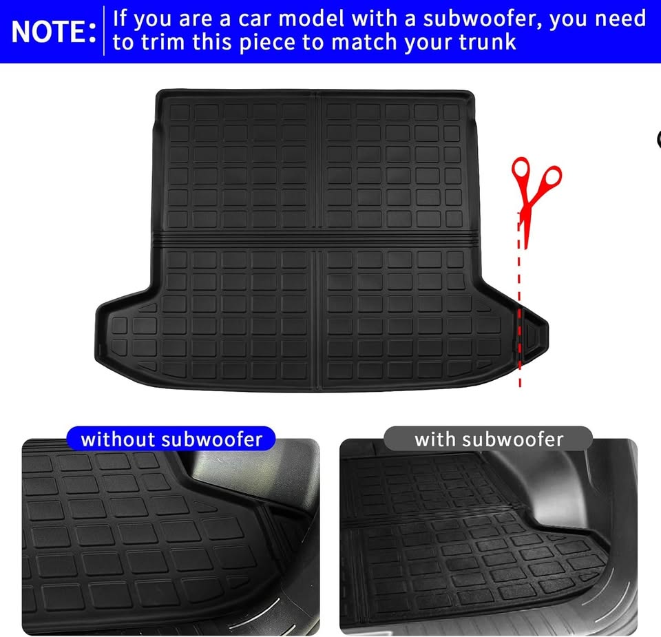 Floor Mats for 2022-2025 Hyundai Tucson (Backrest Mats+Trunk mat+Floor Mats)