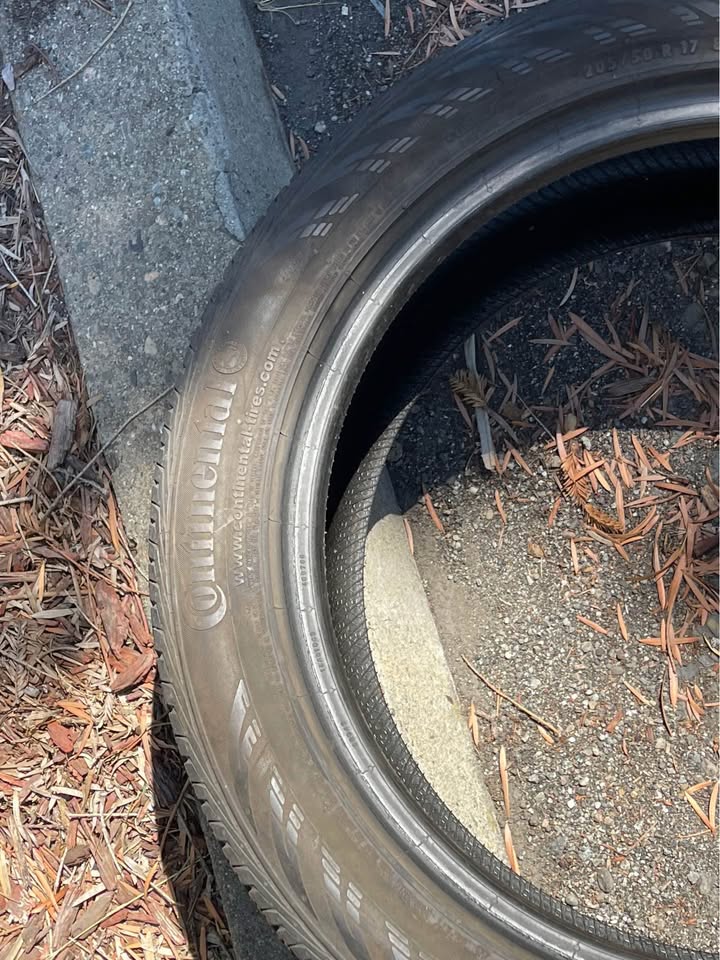 Two continental tires