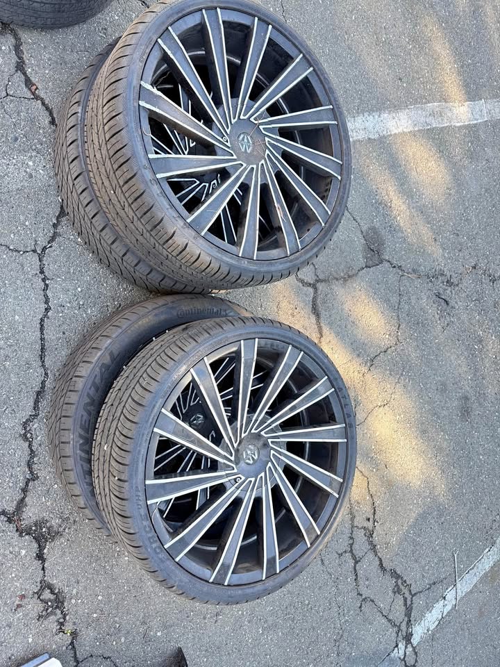 22” Avant Garde Wheels with Tires 265/30R22 5x112 Bolt Pattern
