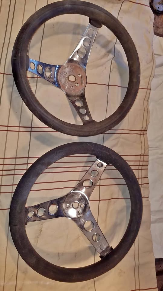 (2) vintage steering wheels * $40 each Old Skool