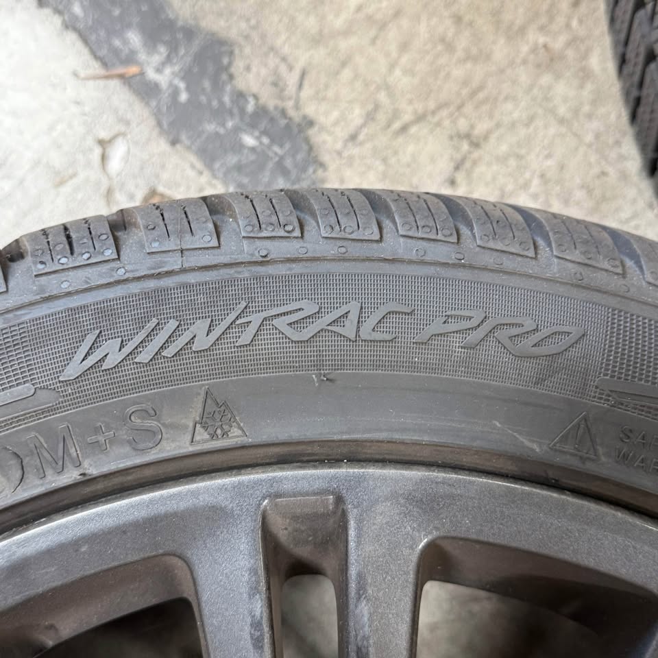 SET OF 4 TIRE and RIM - 225/45 R17 WINTRACPRO