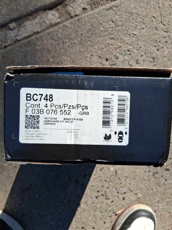 BMW Textar brake pads