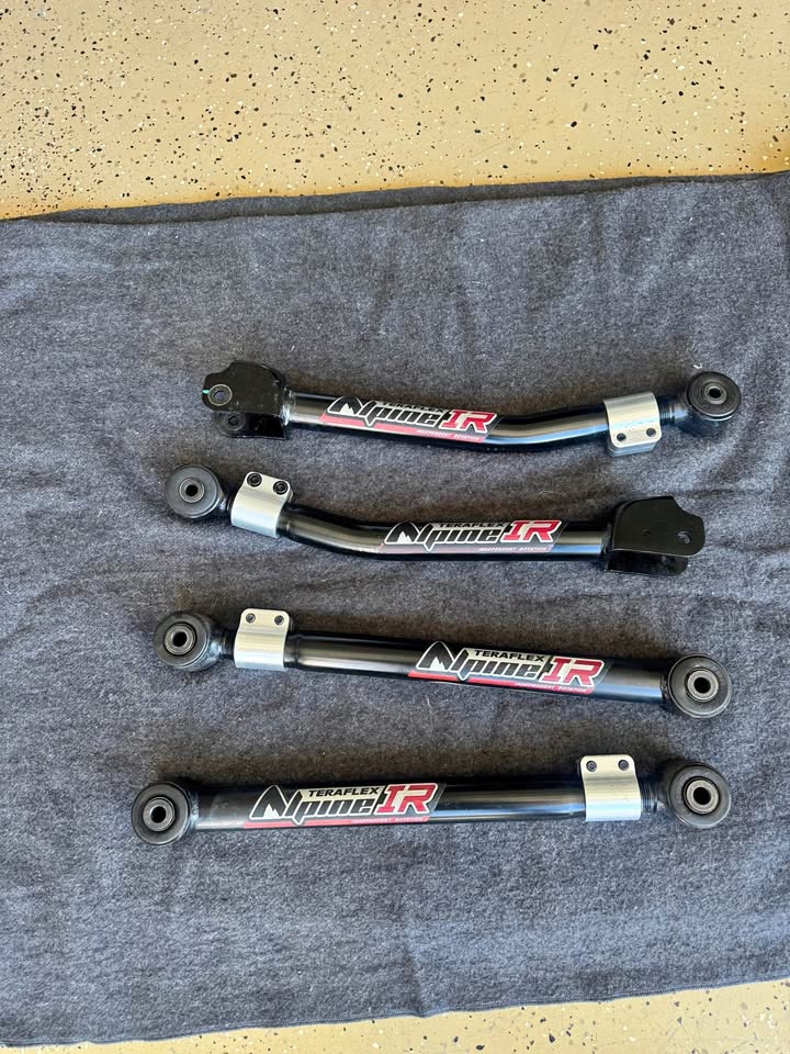 Teraflex Alpine IR Adjustable Front and Rear Upper Control Arms (JL)