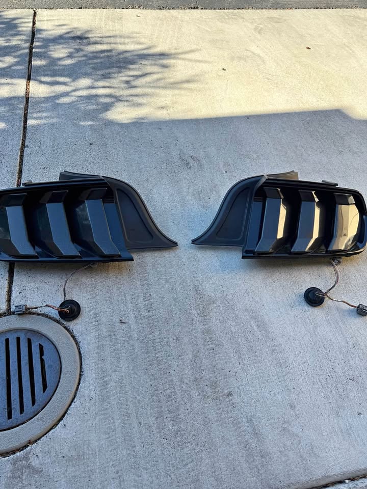 2018-2023 OEM Mustang Taillights W/ Tinted Covers